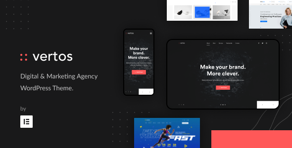 Vertos | Digital & Marketing Agency WordPress Theme Logo